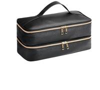 Hair Tool Travel Bag, 2-Layer Waterproof Carrying Organizer Case for Shark Flex Style & Dyson Airwrap, Portable Storage Pouch with PU Leather for Daily Hairstyling Use