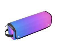 Hair Tool Travel Bag and Heat Resistant Mat with Zipper Removable Hair Styling Accessories Organizer for Curling Iron Straightener Flat Hair Dryer, Cosmic Twilight Travel Essentials for Women