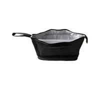 Hair Tool Travel Bag, Hairdressing Storage Case, Double Layer Design, Heat Resistant Compartment, Portable Organizer Handbag for Salon Gym, Travel, Camping, 14.57x5.91x6.3 Inches