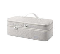 Hair Tool Travel Bag with Compartments - Waterproof Organizer for Hair Dryer and Curling Iron | Heat Resistant Travel Bag with Handle and Pockets, Perfect for Holidays, Gift for Girlfriends, Dick