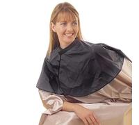 Hair Tools Black PVC Shoulder Cape - Ideal for shampooing and hair colouring