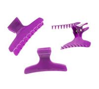 Hair Tools Hairtools Butterfly Clamps Section Clips Purple Large x12