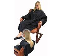 Hair Tools Kimono Gown Hairdressers Cape with Chair Protector - Water Repellent Hair Cutting Cape with Attached Salon Chair Protector. Static Free Hairdressing Cape with Front Tie & Cling Fastening.