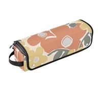 Hair Tools Organizer Storage Bag for Flat Irons, 2-in-1 Curling Iron Travel Case, with Heat Resistant Mat, Straighteners, Curling Irons, Floral Ditsy, Portable Travels Essentials