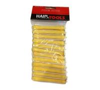Hair Tools Perm Rods For Curling & Waves. Hairdressing Hair Roller With Rubber Bands. Perm Kit Styling Rods For Long & Short Hair (Yellow - Diameter: 8mm)