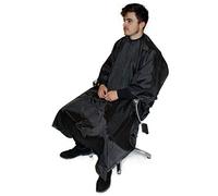 Hair Tools Pinstripe Barber Cape. Waterproof Barber Apron & Hook Fastening.