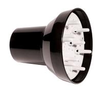Hair Tools Round-Nozzled Multi-Fit Diffuser Attachment for Hairdryer. | Hair Dryers (c. 3.8 - 5.7cm Diameter). Universal Diffuser for Hairdryer for Gentle Drying