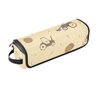 Hair Tools Travel Bag Curling Iron Travel Holder Storage Bag Travel Case for Women for Curling Iron Straightener Flat Hair Dryer, Tractor Haystack Pattern Cute