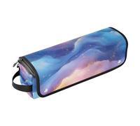 Hair Tools Travel Bag with Heat Resistant Mat Waterproof Flat Curling Irong Travel Organizer for Hot Tools Curling Iron Flat Irons Hair Volumizer Styler, Vibrant Blue Pink Purple