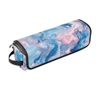 Hair Tools Travel Bag with Iron Mat Curling Iron Travel Holder Storage Bag for Flat Irons, Straighteners, Curling Irons, Powder Blue Dreams Travel Accessory