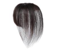 Hair Topper Bangs - Instant Fringe Volume For Styling Looks, Discreet Clip Fix Adjustable Size Natural Appearance, Airflow Base + Firm Hairpin Grip Mechanism, Fibre Hairpiece Smooth Touch Durable Buil