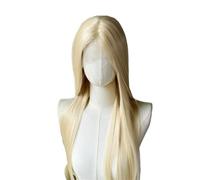 Hair Toppers Blonde Wig 26inch Long Straight Natural Silky Synthetic 13x4 Lace Frontal Wigs for Daily Use