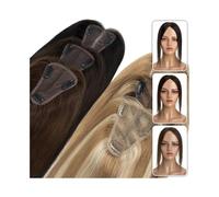 Hair Toppers for Women Human Hair Toppers for Women 8x10cm Fine Mono Base Hand Crochet Hairpieces Single Knot Indian Hair Straight Hair Toppers Clip In Hair Extensions Hair Toppers for Women Real Huma