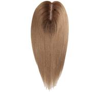Hair Toppers for Women Real Human Hairs Topper with Thinning 4 * 4.5 Inch Swiss Lace Base No Bangs Fluffy and Natural(T4-8,12 inch)