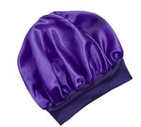 Hair Towel for Sleeping, Satin Hair Towel for Sleeping - Luxurious Satin Anti-frizz Towel,Hair Turban Headband and Silk Hair Band for Plopping