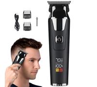 Hair Trimmer - Cordless Electric Shaver - Electric Grooming Tool with Intelligent Digital Display for Hairdressing and