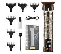 Hair Trimmer for Men, Electric Wireless Hair Clipper, Waterproof Hair Cutting Set for Husband, Son and Boyfriend