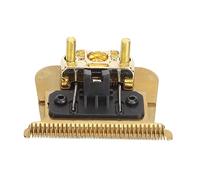 Hair Trimmer Head Replacement for 787, T Shaped Clipper Head, Professional Barber Hair Clipper Cutter Head with Sharp, Rustproof and Durable Design for Home a (Gold)