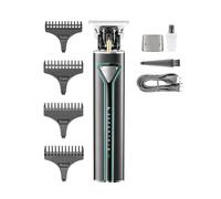 Hair Trimmer, T9 Metal Professional Beard Shaver Rechargeable Haircut Machine(Green)