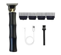 Hair Trimmer, USB T9 Professional Electric Barber Shaver Trimmer Beard 0mm Men Hair Cutting(Black)