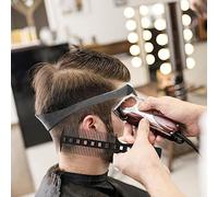 Hair Trimming Guide | Adjustable Hair Trimming Guide and Neckline Shaving Template,Barber Cutting Kit, Silicone Band Template, 7 Comb Teeth Accessories and Comb Styling Tool