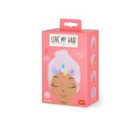 Legami Hair Turban Towel - Love My Hair - Unicorn