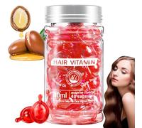 Hair Vitamin Serum Capsule, Capsules for Hair Care, Improves Dryness Frizz Effect Hair Care Capsules Moisturising Anti Frizz Repair of Hair Damage Essential Oil (Style A)