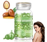 Hair Vitamin Serum Capsule Enriched with Moroccan Macadamia Avocado Oils Vitamins A C E B5 Anti Frizz Hair Damage Repair Essential Oil (Style D)
