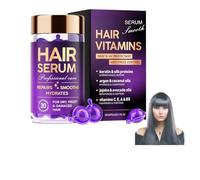 Hair Vitamin Serum Capsule,Hair Treatment Serum,Moisturizing Anti Frizz, Deep Care, No Rinse,Makes Hair Smooth and Shiny for Frizzy Hair (1)