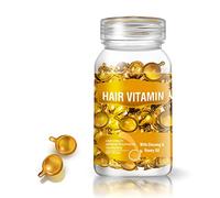 Hair Vitamin Serum Capsule,Hair Treatment Serum with Moroccan, Macadamia & Avocado Oil, Vitamins A/C/E Restores Dry Frizzy Hair, Argan Macadamia Avocado Oil for Hair (Ginseng&Honey Oil)
