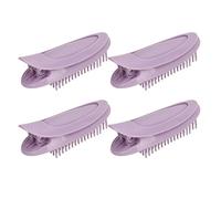 Hair Volume Clip Fast Styling Set for Stylish Curls Color Purple