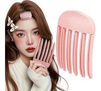 Hair Volume Clip for Fluffy Bangs, Wind Shaping Styling Comb for Men and Women, No Crease Hair Lifting Clips for a Puffy Lazy Hairstyle, Volumizing Root Lifting Comb (Pink, 1Pcs)