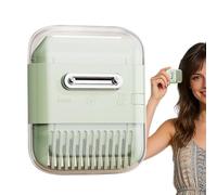 Hair Volume Comb - Retractable Volumizing Brush for Fringes - Styling Comb for Fringes - For Women Travel Bathroom Home Hotel Hair Types