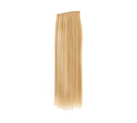Hair Volume Insert with Double Clip, Synthetic Touping Aid for More Fullness at the Hairline Invisible Hairpiece for Volume Increasing, Lightweight Synthetic Hair Insert for Women