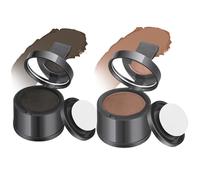 Hair Volume Powder,2Pcs Root Touch Up Powder Windproof & Sweatproof Hairline for Women Wen Natural Stain-Proof Loss Concealer Thinning Hairline, Black Brown
