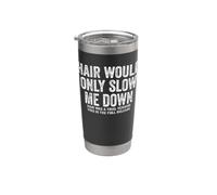 Hair was A Trial Version This is The Full Release Bald Humor Stainless Steel Insulated Tumbler