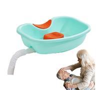 Hair Wash Basin for Bedridden Hair Wash Basin Shampoo Basin with Neck Support Reusable Buddy Tray with Drain Hose for Bed, Haicuts and Dyeing, Older