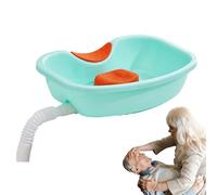 Hair Washbasin - Buddy Sink Tray | Shampootray with Neck Support with Drain Hose for the Bed, Elderly, Pregnant, Injured, Hairstyles and Colours