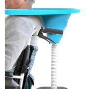 Hair Washing at Home - Shampoo Basin | Portable Hair Washing Tray for Elderly People, Foldable TPE Wash Basin with 1.5m Drain Hose, Mobile Station for Pregnant Women & Bedridden Patients, Blue