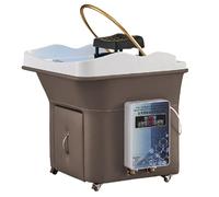 Hair Washing Machine with Smart Thermostat, Portable Spa Equipment with 4 Universal Wheels for Enhanced Head Wash Experience and Head Care Solution