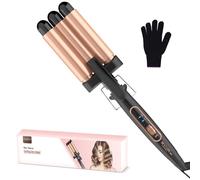 Hair Waver Crimpers for Women- BESTOPE MIX 3 Barrels Hair Curler with Adjustable Temperature,Ceramic Waver Mermaid Culer for Long and Short Hairs,Dual Voltage