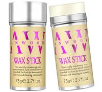 Hair Wax Stick, 2PCS - Wax Stick For Wigs & Edge Control, Easy Absorb, No White Chips & No-Greasy 2.7 Oz.(Pack of 2)