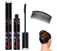 Hair Wax Stick for Kids,2Pcs 13ml Hair Glue Stick,Hair Wax Stick,Hair Wax Stick Womens with 1 Piece Hair Comb,Long Lasting Hair Slick Stick for Flyaways,Smoothing Frizz Edge