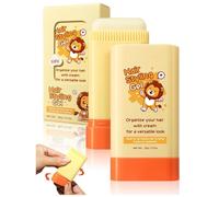 Hair Wax Stick for Kids - Children's Hair Wax Stick - 2-in-1 Design with Built-in Comb, Slick, for Kids Waxes, Moisturizing, Non-Greasy, Easy to Styling, Compact and Portable, 0.71oz