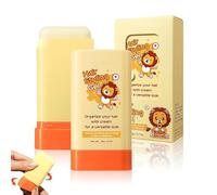 Hair Wax Stick for Kids, Kids Hair Styling Products, baby hair gel, 2-in-1 Design with Built-in Comb, Slick, for kids Waxes, Moisturizing, Non-Greasy, Easy to Use, Compact and Portable