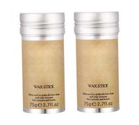 Hair Wax Stick Hair Wigs Edge Control Stick Pomade Broken Shaping Wax 2PCS smoothing