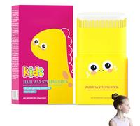 Hair Wax Stick & Styling Gel for Kids - 2-in-1 Design with Built-in Comb, Plant-Based Formula, Non-Greasy, Frizz Control, Easy to Use & Wash, Portable