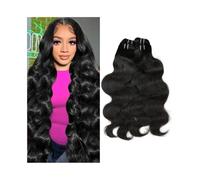Hair Weave Bundles 10-28 Inch Double Drawn Virgin Body Wave Bundles 1/3/4 Pcs Vietnamese Human Hair Bundles Unprocessed Hair Extensions Hair Braiding(18 18 20 20)