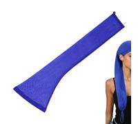 Hair Weave Sleeve - Breathable Hair Braid Sleeves for Loc | Extra Long Stretchy Wig Caps Dreadlocks Cover | Adjustable Dreadlock Long Caps for Black Women Girls Mother Friends (Blue)