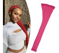 Hair Weave Sleeve for Locs, Hairweave Sleeve for Locs with Drawstring, Hairweave Sleeve for Women, Fashionable Design, Haircare for Wig, Breathable Stretchy with Elastic (Pink, 1)